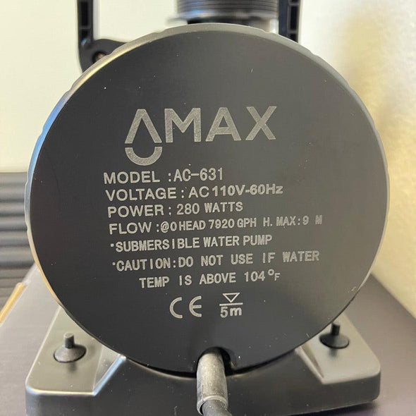 AMAX Submersible Variable Flow AC Water Pump 7925 GPH - GC KOI