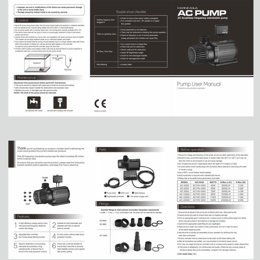 AMAX Submersible Variable Flow AC Water Pump 7925 GPH – GC AMAX Submersible Variable Flow AC Water Pump 7925 GPH – GC
