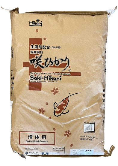 Saki-Hikari Growth Diet 33 lbs Medium Pellet - GC KOI